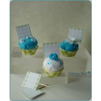 3 Namensring Aus Gourmet-Filz Petits Fours Voll Handgenähter Creme 3 Namensring Aus Gourmet-Filz Petits Fours Voll Handgenähter Creme von CeminaKafe