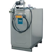 CEMO Schmierstoff-Kompaktanlage ECO elektrisch für Frischöl 1000 Liter + 4m Schlauch von CEMO