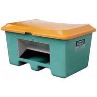 CEMO Streugutbehälter Plus3 400 Liter unterfahrbar mit Entnahme grün/orange CEMO Streugutbehälter Plus3 400 Liter unterfahrbar mit Entnahme grün/orange von CEMO