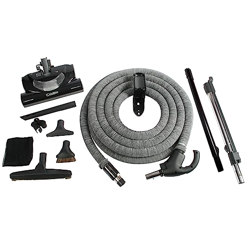 Cen-Tec Systems 92938 Central Vacuum CT20DXQD Kit mit 35' DC-Schlauch, Polypropylen (PP), Schwarz von Cen-Tec Systems