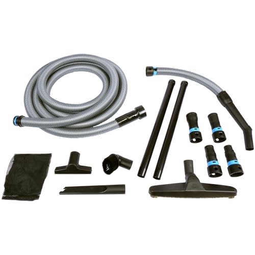 Quick Click Multi-Marken-Elektrowerkzeug-Staubsammeladapter-Set und vollständiges Staubsaugerzubehör mit 4,6 m Schlauch für Nass-/Trockensauger zu Hause und im Geschäft von Cen-Tec Systems