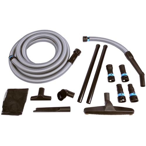 Quick Click Multi-Marken-Elektrowerkzeug-Staubsammeladapter-Set und vollständiges Staubsaugerzubehör mit 6 m Schlauch für Nass-/Trockensauger zu Hause und im Geschäft Quick Click Multi-Marken-Elektrowerkzeug-Staubsammeladapter-Set und vollständiges Staubsaugerzubehör mit 6 m Schlauch für Nass-/Trockensauger zu Hause und im Geschäft von Cen-Tec Systems