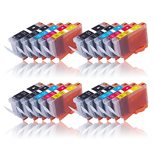 Cenado 20 Druckerpatronen kompatibel für Canon PGI-525 CLI-526 für Pixma IP4850 IP4950 IX6550 MG5150 MG5250 MG5350 MG6150 MG6250 MG8150 MG8250 MX710 Cenado 20 Druckerpatronen kompatibel für Canon PGI-525 CLI-526 für Pixma IP4850 IP4950 IX6550 MG5150 MG5250 MG5350 MG6150 MG6250 MG8150 MG8250 MX710 von Cenado