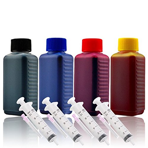 Nachfülltinte Druckertinte Refillset für BROTHER-Druckerpatrone LC970 LC980 LC985 LC1000 LC1100 LC1220 LC1240 LC1280 von Cenado