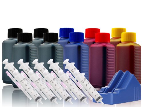 Nachfülltinte Druckertinte Refillset für CANON PGI-5BK/CLI-8 inkl. Resetter (für CANON PIXMA IP3300 IP3500 IP4200 IP4200X IP4300 IP4500 IP5200 IP5200R IP5300 IX4000 IX5000 MP500 MP510 MP520 MP530 MP600 MP600R MP610 MP800 MP800R MP810 MP830 MX700 MX850), 1000ml Nachfülltinte Druckertinte Refillset für CANON PGI-5BK/CLI-8 inkl. Resetter (für CANON PIXMA IP3300 IP3500 IP4200 IP4200X IP4300 IP4500 IP5200 IP5200R IP5300 IX4000 IX5000 MP500 MP510 MP520 MP530 MP600 MP600R MP610 MP800 MP800R MP810 MP830 MX700 MX850), 1000ml von Cenado