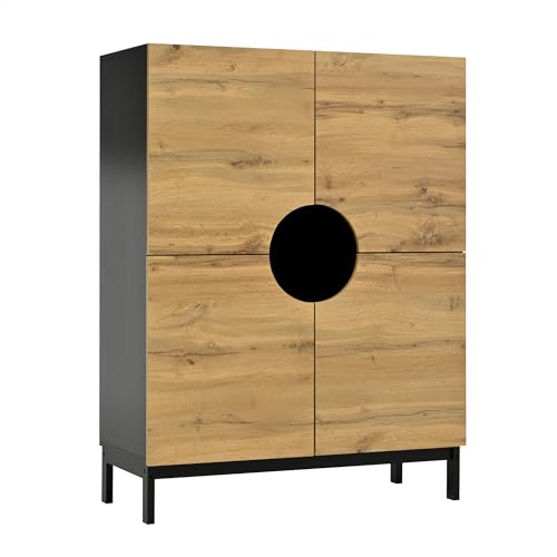 Schuhschrank und Vitrine 2 in 1 mit verstellbaren Einlegeböden, Massivholzbeinen, Eingangsmöbel 90 * 40 * 120cm Schuhschrank 40 cm breit, großer Stauraum|Ideal für große Schuhgrößen Schuhschrank und Vitrine 2 in 1 mit verstellbaren Einlegeböden, Massivholzbeinen, Eingangsmöbel 90 * 40 * 120cm Schuhschrank 40 cm breit, großer Stauraum|Ideal für große Schuhgrößen von Cenbunsh
