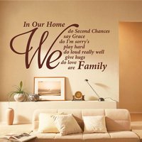 Familie Zitat Vinyl Wandkunst Aufkleber Home Decor Aufkleber Familie Zitat Vinyl Wandkunst Aufkleber Home Decor Aufkleber von Cencarsign