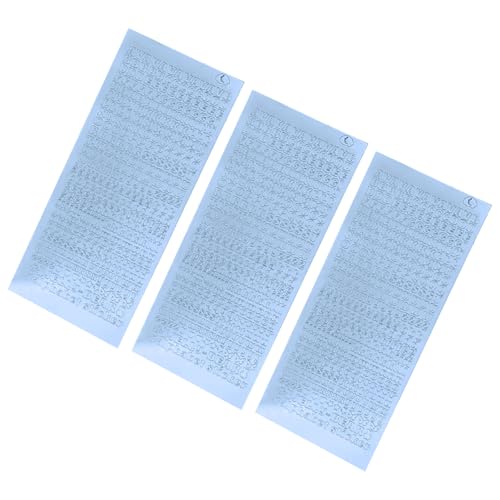 3 Blätter Brief Aufkleber Belohnung Scrapbooking Koreanische Alphabete Für Telefon Laptop Koreaner Brief von Cenifin