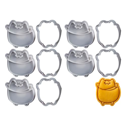 5 Set Biscuit Formen Backzubehör Halloween Cookie Formen Kekse Formlieferungen Geeigneter Kekshersteller von Cenifin