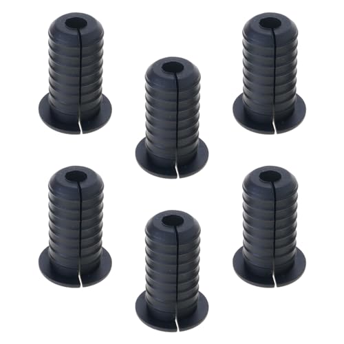 6pcs Möbel Wandloch Buchse Kabel Trommetenmanagement Draht Organisatoren Gummi Pass Löcher Deckung Router Ethernet Schutzhülle von Cenifin
