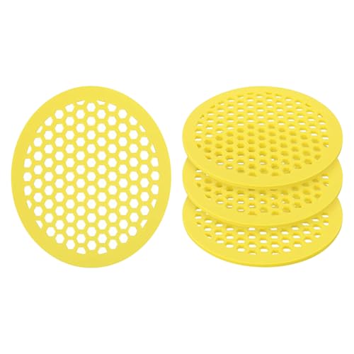 Cenifin Schwimmende Bienen Waterer Schaumtrinkstationen Für Garten Hinterhof Bestäuber Ertrinken Prävention Sechseckiges Design Gelbe Schwimmende Bienen Waterers Station von Cenifin