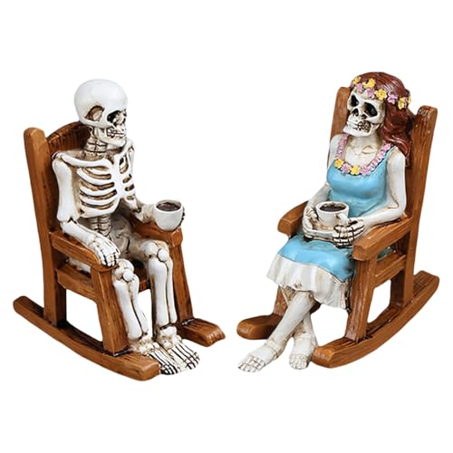 Cenifin Skelettstatuen Für Halloween Home Decoration Harz Skelette Figuren Sitzen Auf Stuhl Für Tischzimmer Schreibtisch Büro Interaktives Skelettpaar Haus Cenifin Skelettstatuen Für Halloween Home Decoration Harz Skelette Figuren Sitzen Auf Stuhl Für Tischzimmer Schreibtisch Büro Interaktives Skelettpaar Haus von Cenifin