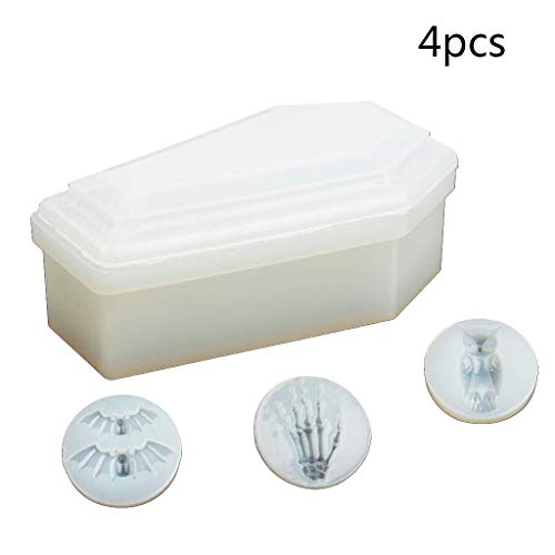 Epoxidharz Silikonform Sargbox Form Schmuckstücke Fledermaus Eul Schädel Hände Form Keychain Kerze Ton MAKE MACHTE MACHTEMETTE EPOXY Epoxidharz Silikonform Sargbox Form Schmuckstücke Fledermaus Eul Schädel Hände Form Keychain Kerze Ton MAKE MACHTE MACHTEMETTE EPOXY von Cenifin