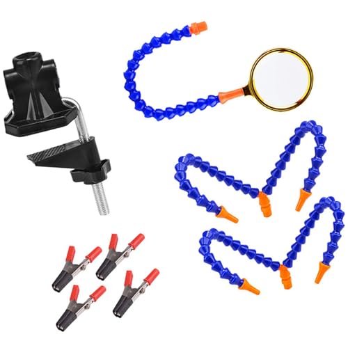 Flexible Waffen Clip Lötung Helfender Handhalter 5 Arme Einstellbares Löten Klemmhalter Vergrößerung Schweißvergrößerung Glas Station Werkzeug Flexible Waffen Clip Lötung Helfender Handhalter 5 Arme Einstellbares Löten Klemmhalter Vergrößerung Schweißvergrößerung Glas Station Werkzeug von Cenifin