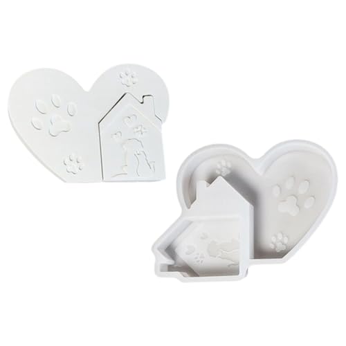 Heart House Silikonformen Für Handgefertigte Kerzenseife Hitzebeständige Mehrzweck Silikone Schimmel Epoxidharzprojekt Kreative Zementformen Handwerk Heart House Silikonformen Für Handgefertigte Kerzenseife Hitzebeständige Mehrzweck Silikone Schimmel Epoxidharzprojekt Kreative Zementformen Handwerk von Cenifin