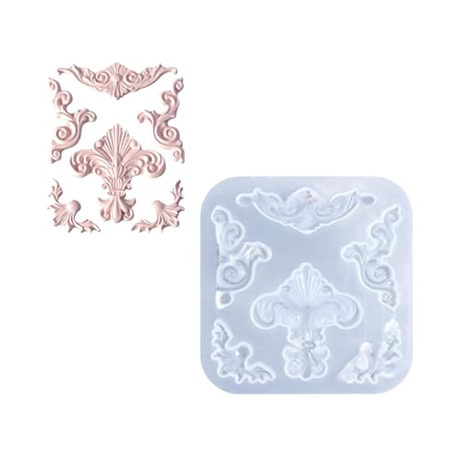 Moderne Engel Relief Design Silikonkerzenformen Textur Geeignet Für Handwerk Und Heimtäure 5 Einzigartige Muster Kerzen Dekorative Formen von Cenifin