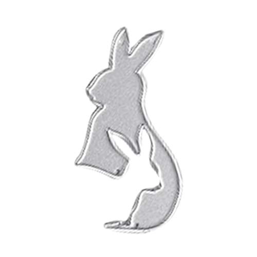 Ostern Dies Hase Hase Ostern Metall Schneiden Dies Schablone Scrapbooking DIY Album Stempel Papier Karte Prägung Dekor Handwerk von Cenifin