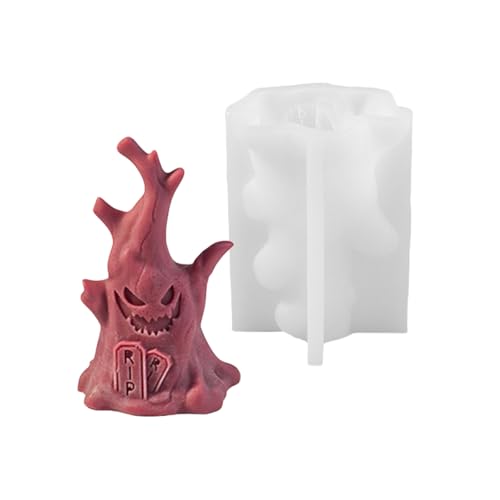Stabile Silikonseife Und Kerzenform Handgefertigtes Halloween Unheimlicher Form Für Specter Stumpfform Kerzenformen von Cenifin