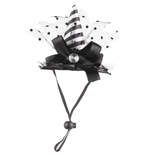 Cenifin Stretch Pet Hexenhut Hunde Mode Schöne Halloween Für Fotografie Sonnenschutzgröße Für Kleine Katzen von Cenifin