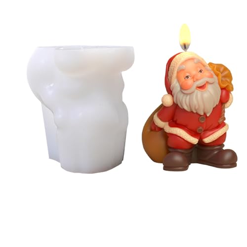 Weihnachtsmann Silikonform Weihnachtskerze Formen Backformen Pflaster Gussformen Kuchen Dekoration Werkzeug Weihnachtskerze Weihnachtsmann Silikonform Weihnachtskerze Formen Backformen Pflaster Gussformen Kuchen Dekoration Werkzeug Weihnachtskerze von Cenifin