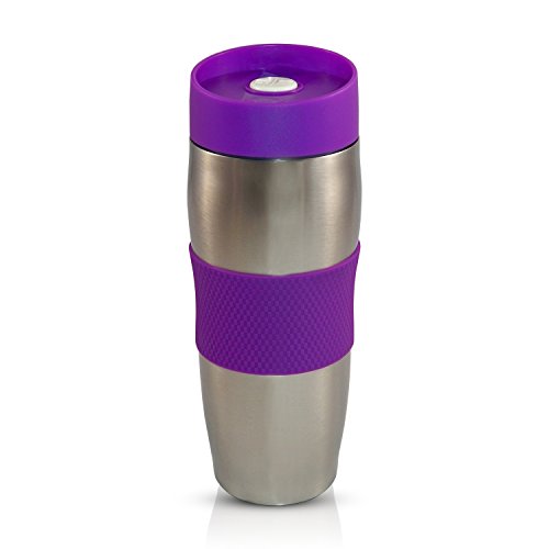 Cenocco CC-6000 Thermobecher, 380 ml, abnehmbarer Deckel, lila, Blasslila von Cenocco