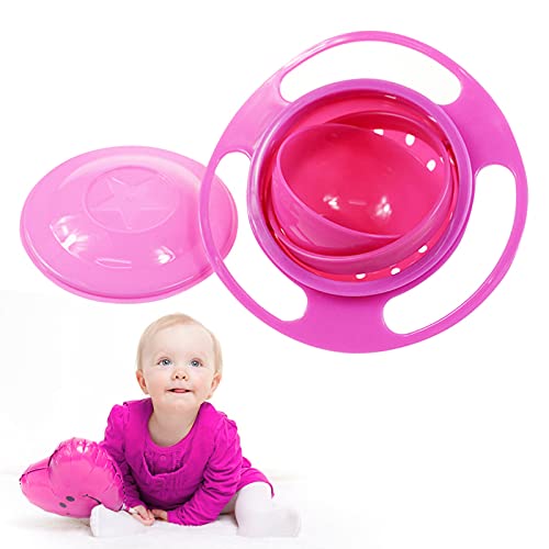 Censhaorme Universal-Gyro Bowl Anti Spill Bowl Glatte 360 ​​Grad Rotation Gyroscopic Schüssel für Baby von Censhaorme