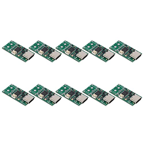 Censous 10 x USB-C PD2.0/3.0 zu DC Konverter, Netzteilmodul, Lockvogel, Schnelllade-Trigger, Polling-Detektor-Tester (ZY12PDN) von Censous