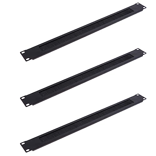 Censous 3 Stück 1U 19 Rack Mount Blanking Plate Rack Blank Netzwerk Pinsel Panel Server Schrank Censous 3 Stück 1U 19 Rack Mount Blanking Plate Rack Blank Netzwerk Pinsel Panel Server Schrank von Censous