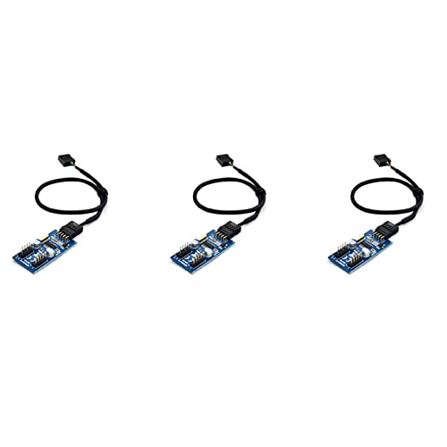 Censous USB Stecker A 9 Pin 1 A 2/4 Buchse Verlängerung Karte Desktop Hub USB A 9 Pin USB 2.0 Adapter Stecker A 9 Pin 30 cm 3 Stück Censous USB Stecker A 9 Pin 1 A 2/4 Buchse Verlängerung Karte Desktop Hub USB A 9 Pin USB 2.0 Adapter Stecker A 9 Pin 30 cm 3 Stück von Censous