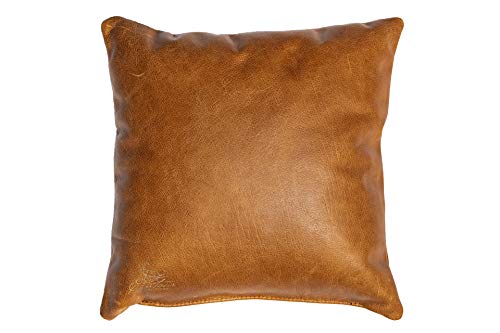 Centaur - Deko Lederkissen 40 x 40 cm für Sofa oder Schlafzimmer Cognac/Vintage - Echt Leder Kissen Echtleder Sofakissen Lederoptik Centaur - Deko Lederkissen 40 x 40 cm für Sofa oder Schlafzimmer Cognac/Vintage - Echt Leder Kissen Echtleder Sofakissen Lederoptik von Centaur