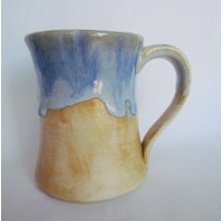 Himmelblau Becher Tasse Handgemachte Keramik von CenteredClayWorks