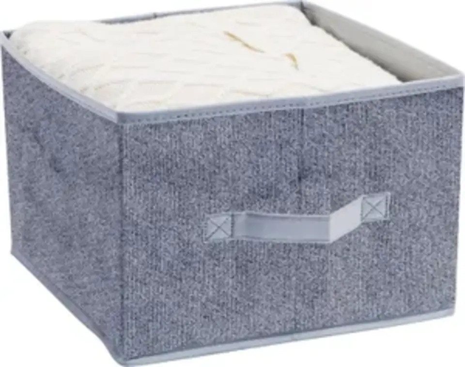 Centi Aufbewahrungsbox Aufbewahrungsbox groß 38x32x32 cm grau (1 St) von Centi