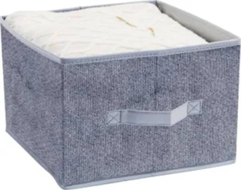 Centi Aufbewahrungsbox Aufbewahrungsbox groß 38x32x32 cm grau (1 St) von Centi