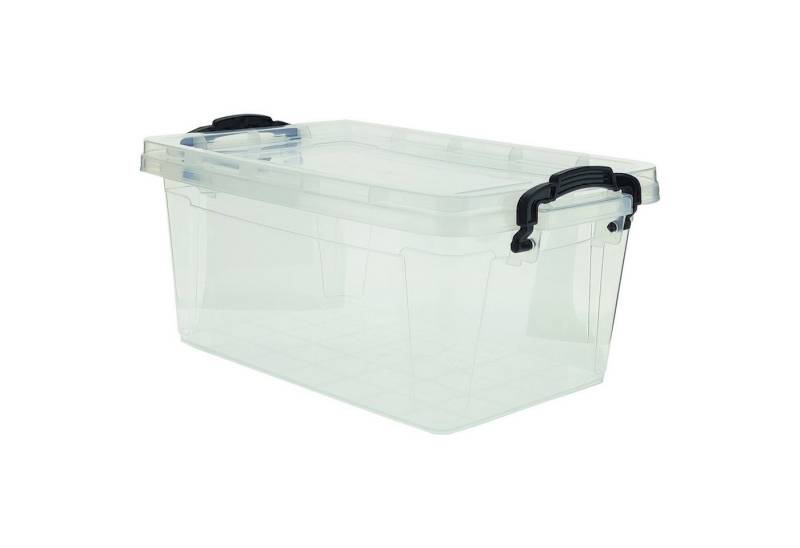 Centi Aufbewahrungsbox Klarsichtbox mit Deckel 1,75l 9,5x21x14,5cm (Stück, 1 St., Klarsichtbox mit Deckel), Kunststoffbehälter Kunststoffbox Vorratsbehälter Kiste von Centi
