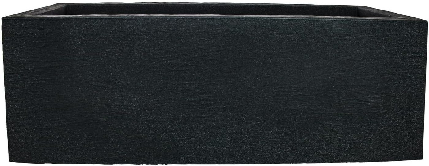 Centi Blumenkasten LIMA 80x30x27 cm Anthrazit 60L (1er-Set), Pflanzkasten groß für außen von Centi