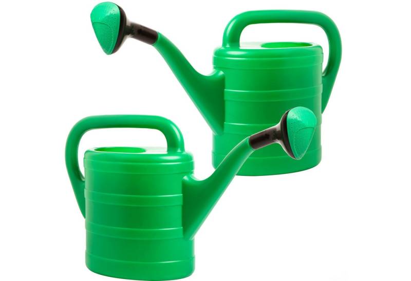 Centi Gießkanne Gießkanne grün mit abnehmbarer Tülle 2er-Set (2er-Set), Geometrische Eleganz für Moderne Gärten von Centi