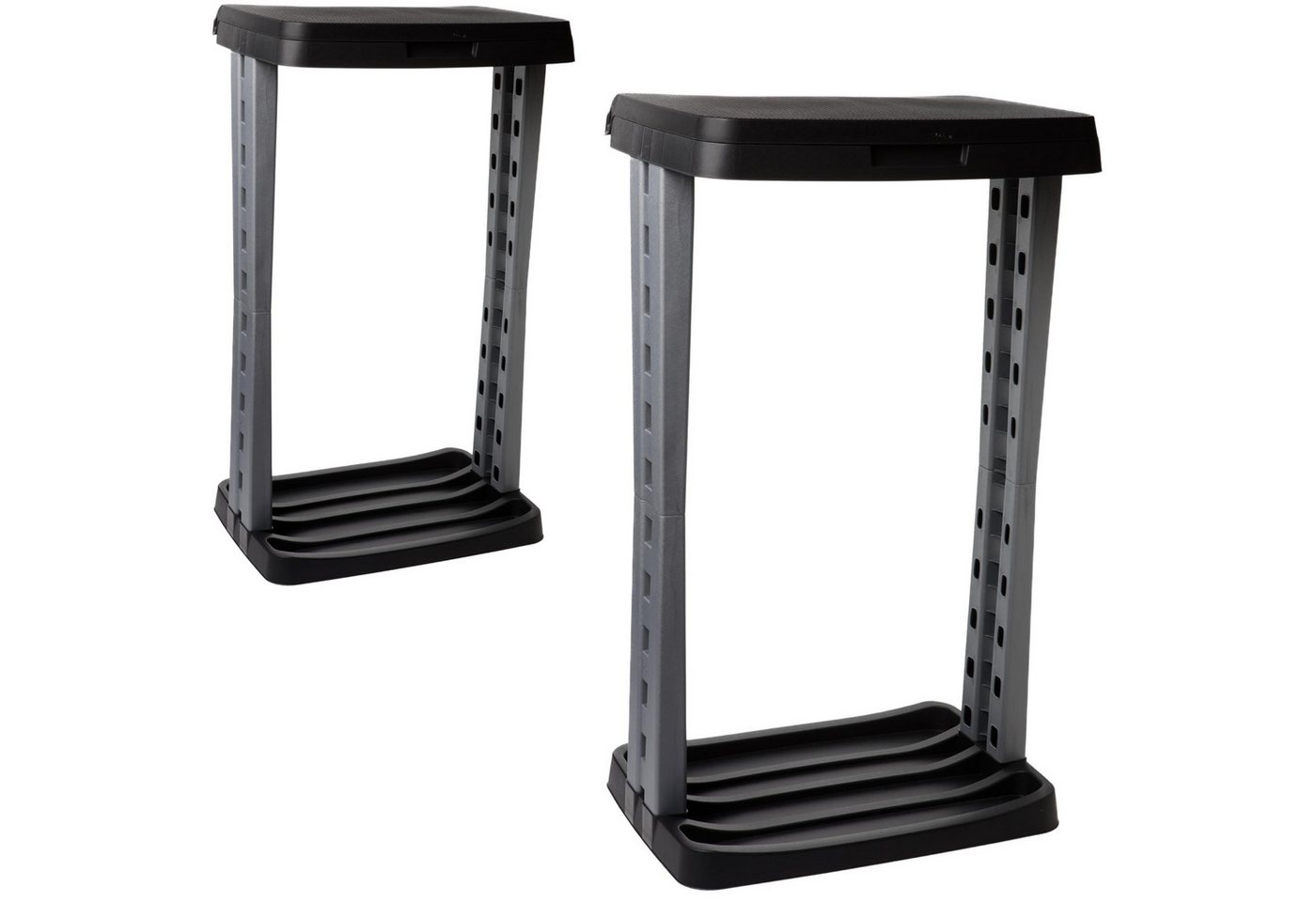 Centi Mülleimer Müllsackständer für 120L Säcke robust silber-grau Centi Mülleimer Müllsackständer für 120L Säcke robust silber-grau von Centi