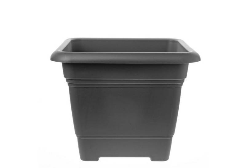 Centi Pflanzkübel Pflanzkübel groß anthrazit mit Drainage-System (1er-Set) von Centi