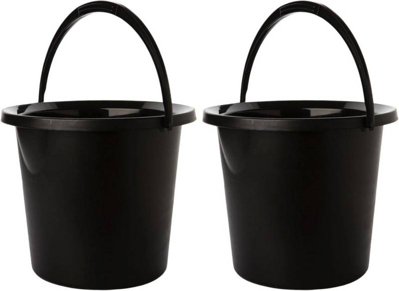 Centi Putzeimer Eimer mit Ausguss 10l mit Messskala, (Set, 1-tlg., 2er), mit Messskala und Ausguss von Centi
