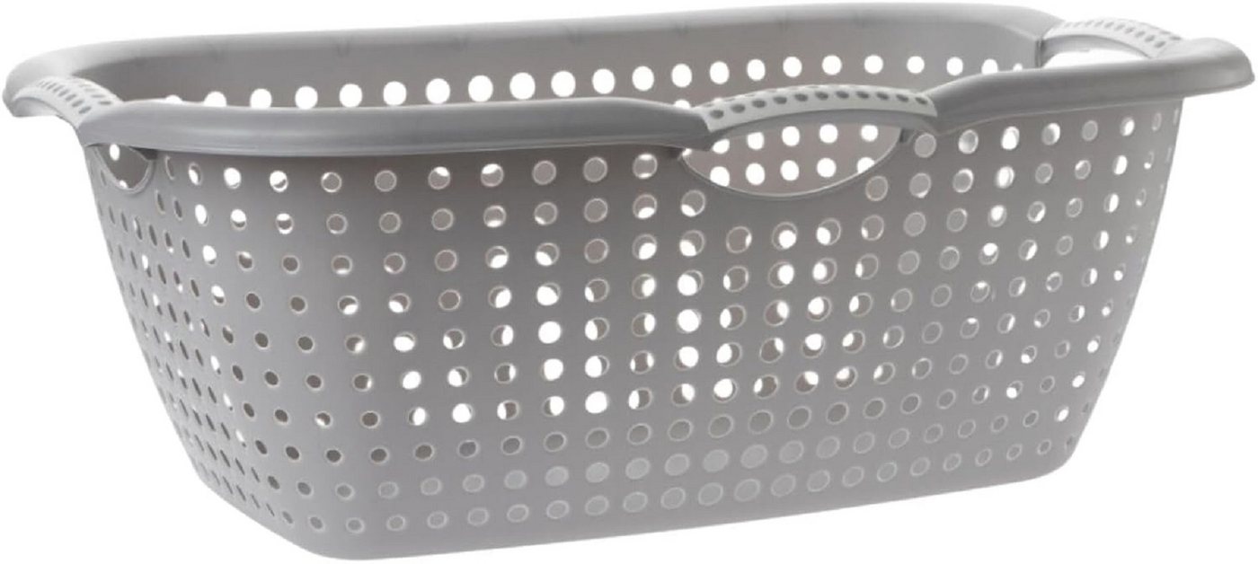Centi Wäschekorb Wäschewanne 27 Liter mit Griffen (1 St), leichte & robuste Allzweck-Kunststoffwanne von Centi
