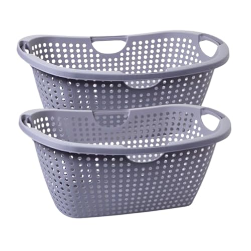 Wäschewanne 60x40x26 cm: Wäschekorb 2er Set Hellgrau – Deine Ordnungs-Revolution! Wäschewanne 60x40x26 cm: Wäschekorb 2er Set Hellgrau – Deine Ordnungs-Revolution! von Centi