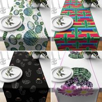 Wüsten Kaktus Tischläufer, Pflanzen Sommer Tischdecke, Heimtextilien Dekor, Läufer Jeder Größe, Herzstück von CentralHomeStore
