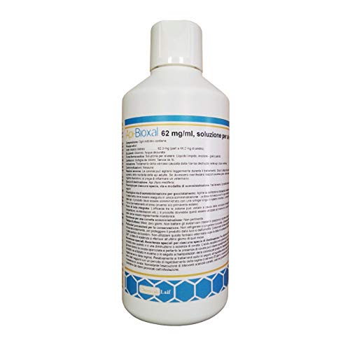 CentroVete Api-Bioxal Flüssigkeit 500 ml – bekämpft die Varroa der Bienen in der Bienenzucht – Lösung mit Glycerin für Bienenstöcke auf Basis von Oxalsäure von Centrovete Shop Online