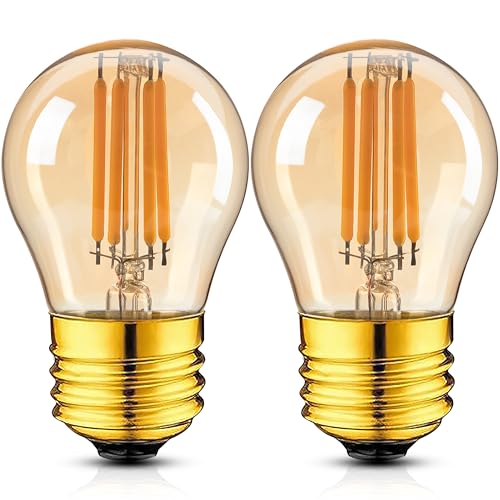 Century Light E27 LED Dimmbar Lampe Warmweiss Birne, 6W Led Glühbirne Ersatz für herkömmliche 40W 60W-Leuchtmittel, Warmweiß (2000K), 500 Lumen, Classic Filament Fadenlampe, Amber Glas, 2 stück von Century Light