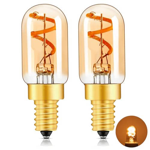 Century Light Glühbirne E14 LED Vintage 1W Nachtlicht Leuchtmittel Ersatz 10Watt 100Lumens Glühlampen, 2200K Ultra Warmweiß für Dekorative Umgebungsbeleuchtung,2 Stück von Century Light