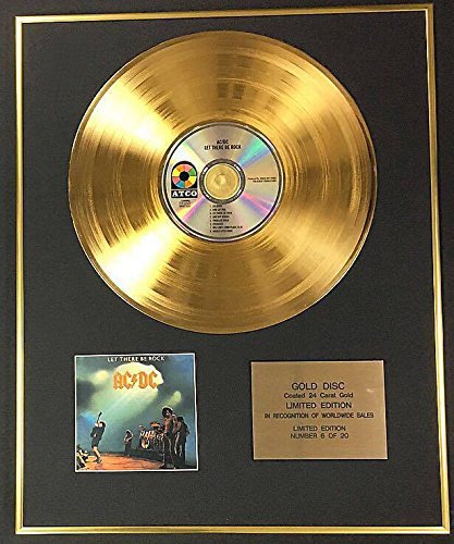 Century Music Awards AC/DC – Exklusive Limited Edition 24 Karat Gold Disc – Let There Be Rock von Century Music Awards