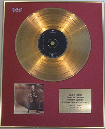 Century Music Awards CELINE DION CD 24 Karat Gold Disc - Live in Paris von Century Music Awards