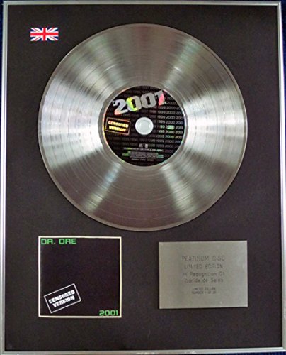 Century Music Awards DR DRE – Limitierte Edition CD Platin-Disc – 2001 von Century Music Awards