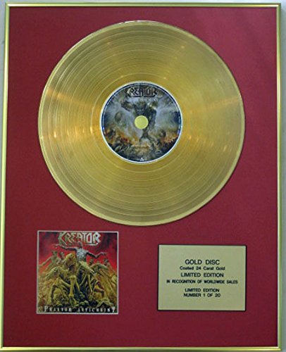 Century Music Awards KREATOR Ltd Edtn 24 Karat CD Gold Disc – Phantom AntiChrist. von Century Music Awards