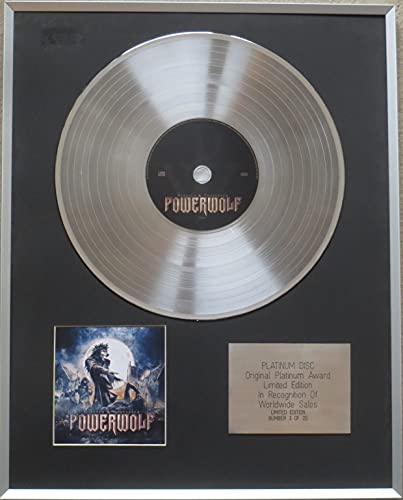 Century Music Awards - Limitierte Edition Platin-LP Disc - BLESSED & POSSESSED Wandbild - Rahmene CD Wandkunst - Wohnzimmer, Esszimmer von Century Music Awards -